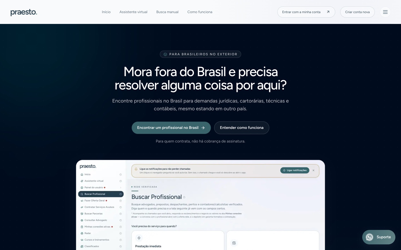 Para brasileiros no exterior