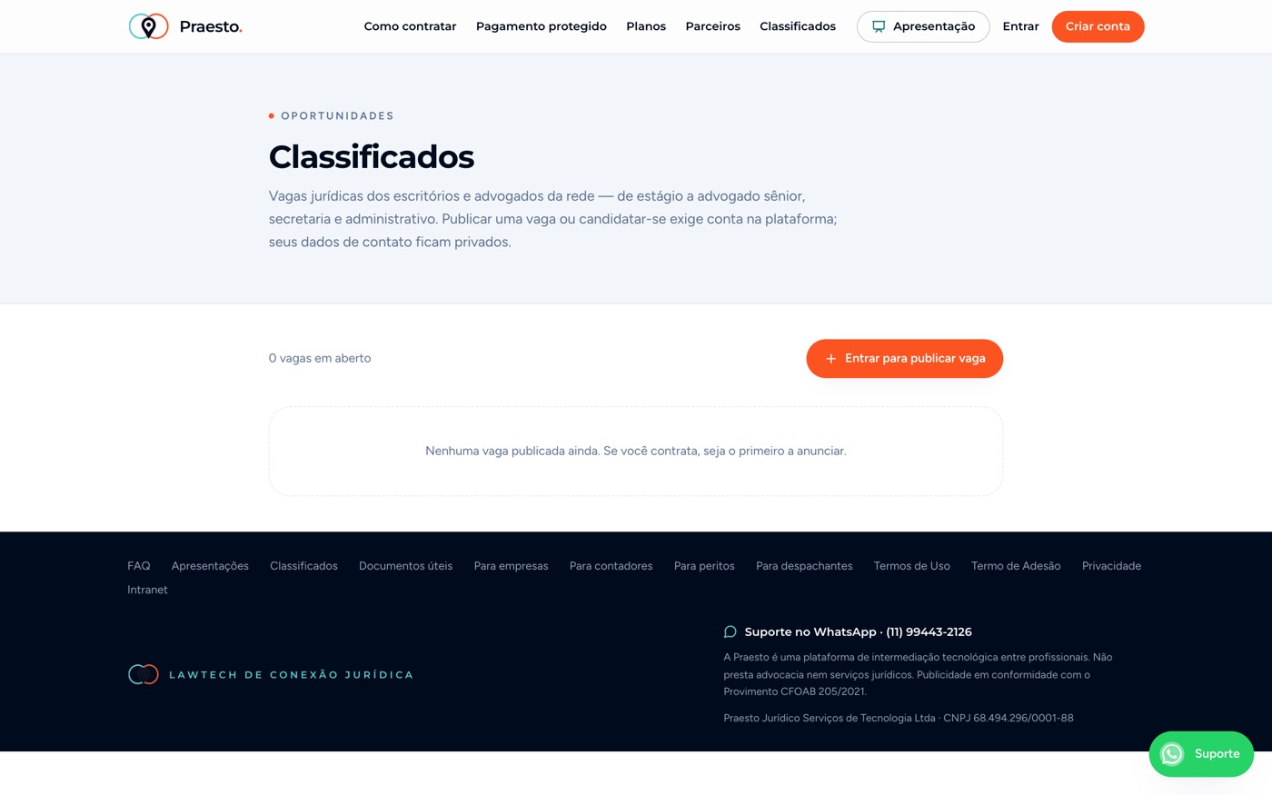 Oportunidades (classificados)