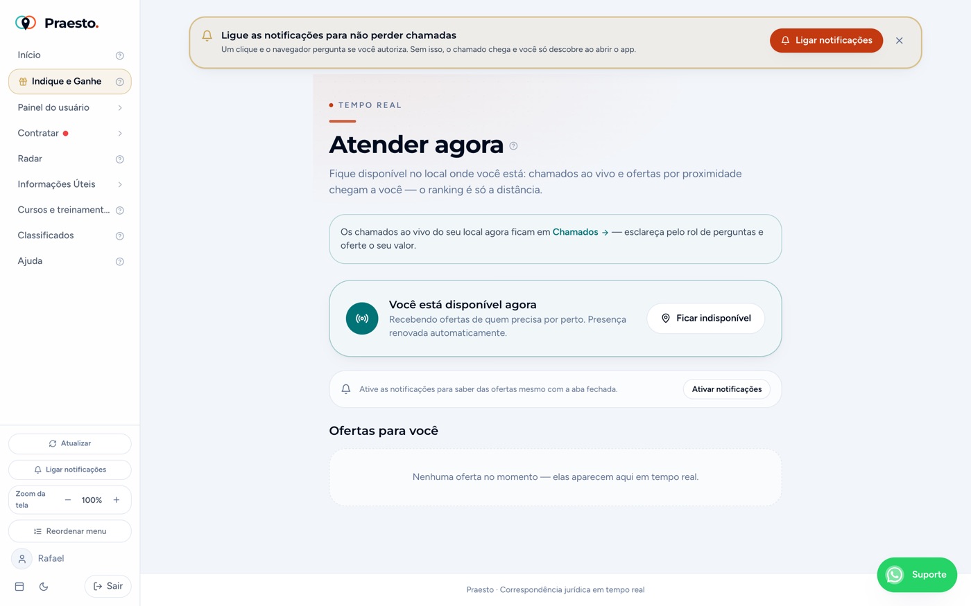 Atender agora