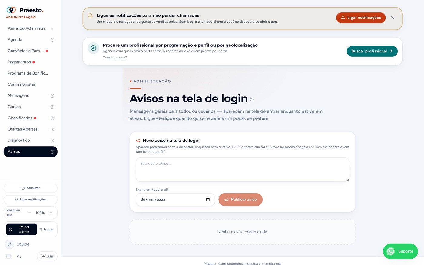 Avisos